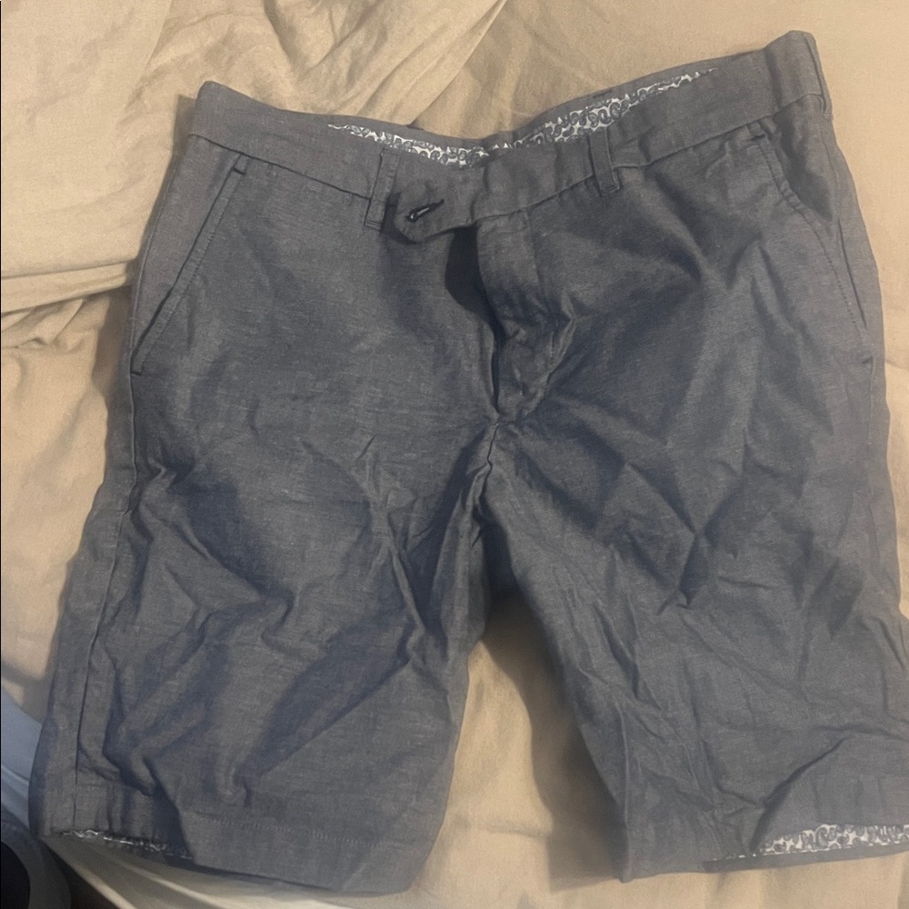 Mens linen shorts